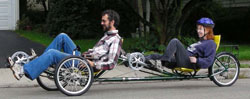 Tandem Recumbent Trikes